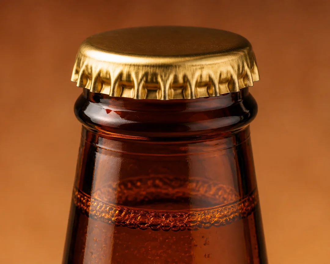 Amber Beer Bottle – 330 ml (view 4)