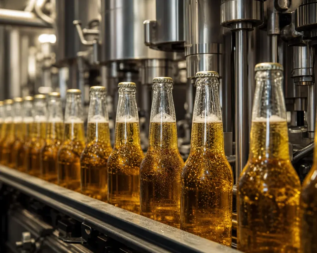 Clear Beer Bottle – 500 ml (view 2)