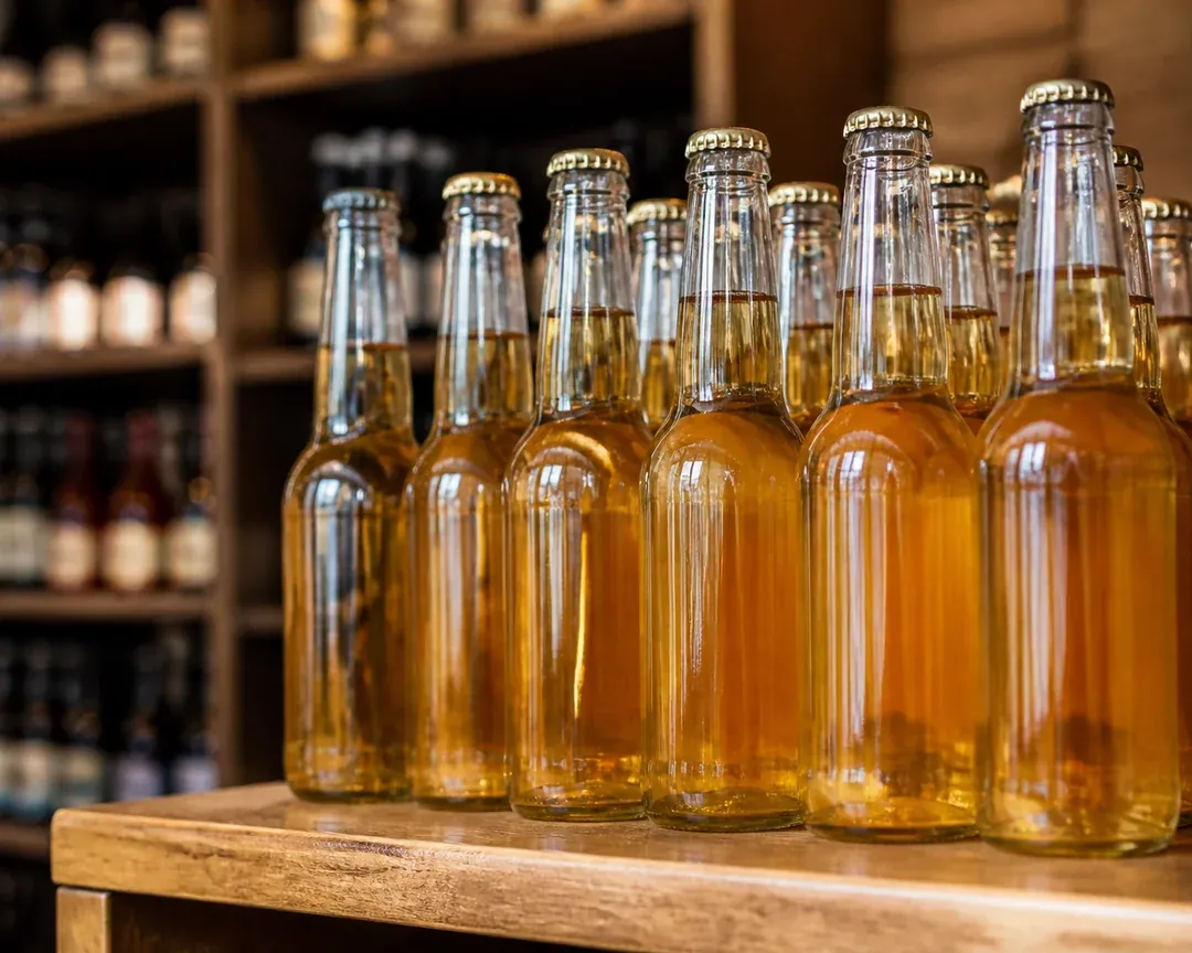 Clear Beer Bottle – 500 ml (view 3)