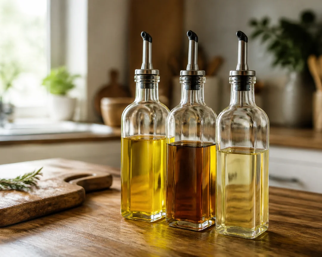 Clear Oil Bottle – 500 ml (view 3)