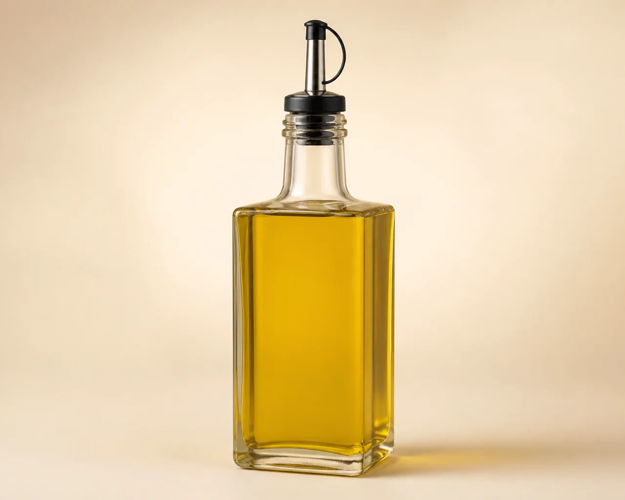 Clear Oil Bottle