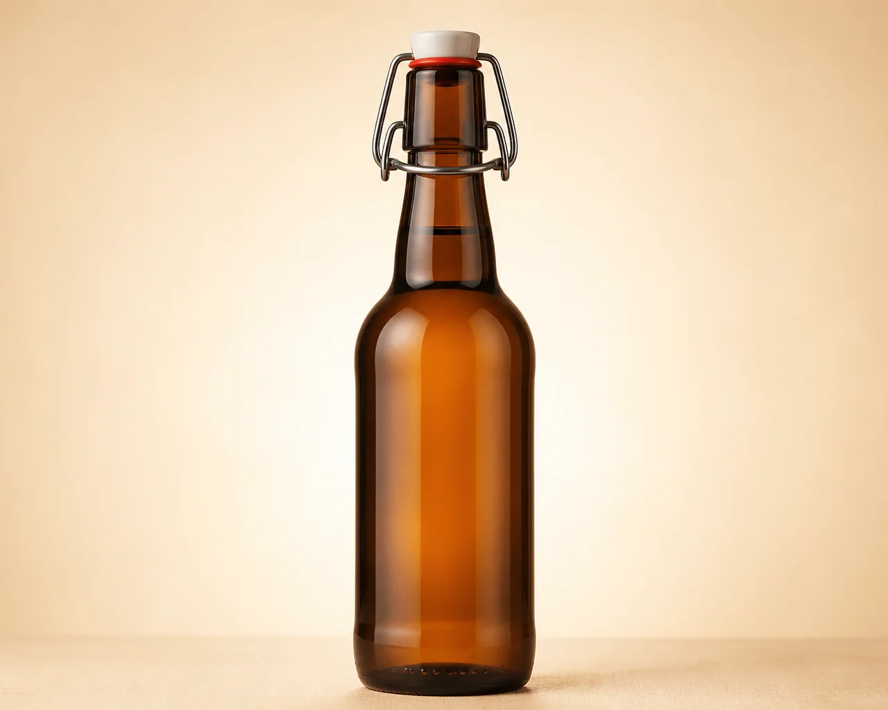 Flip Top Beer Bottle