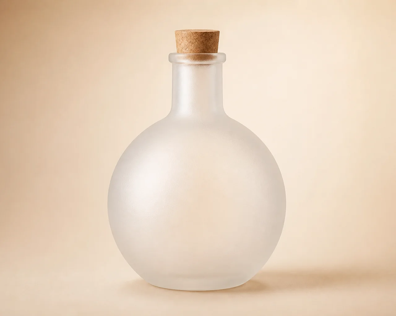 Frosted Spirit Bottle