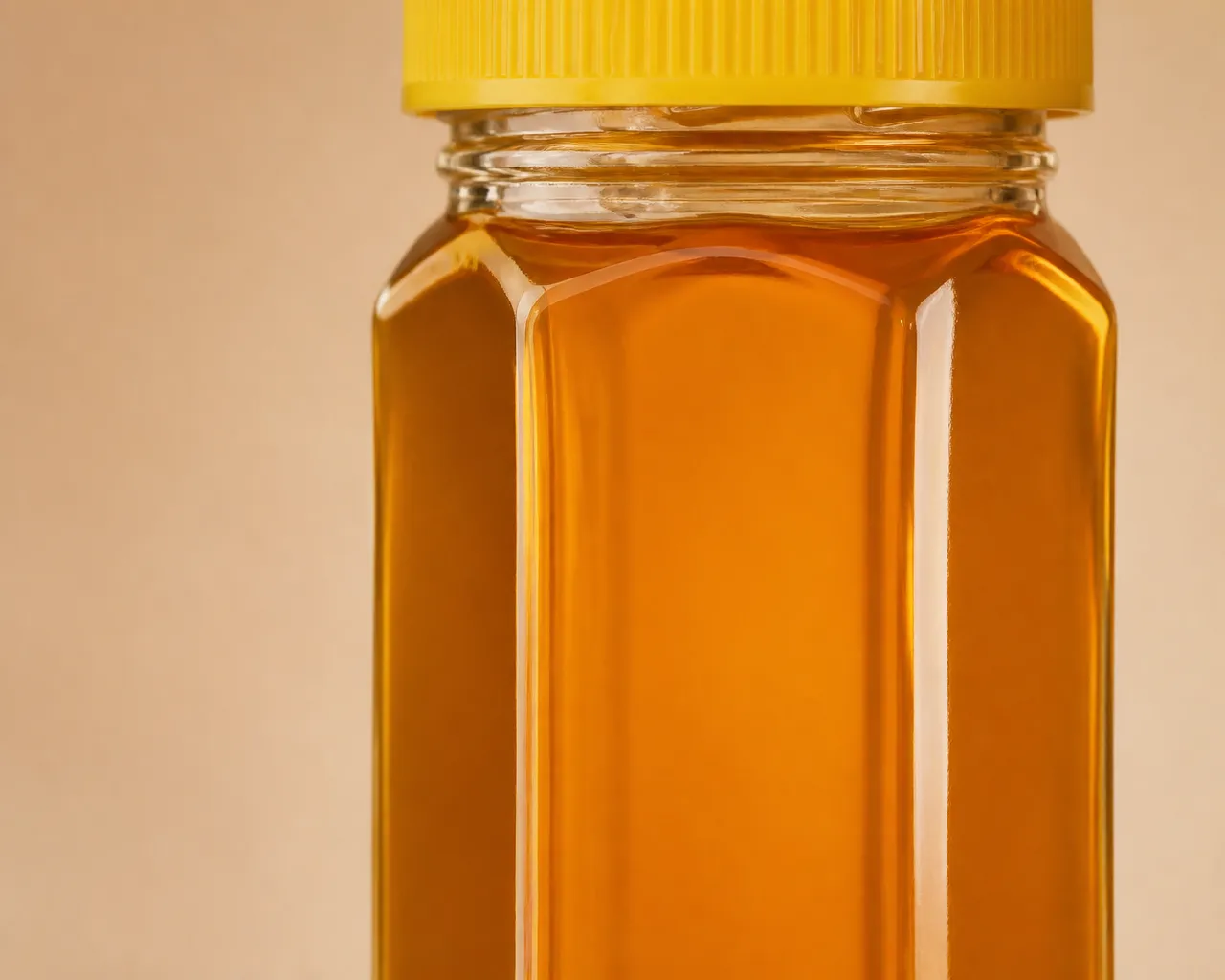 Tall Octagon Honey Jar – 500 ml (view 4)