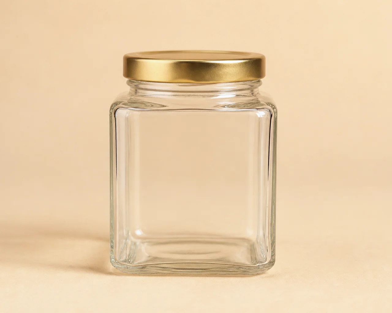 Square Honey Jar