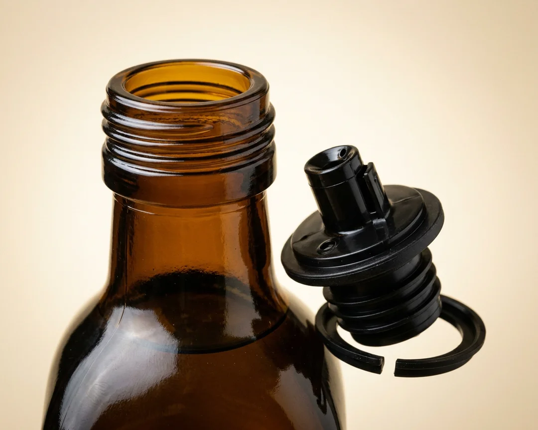 Amber Oil Bottle – 500 ml (view 4)