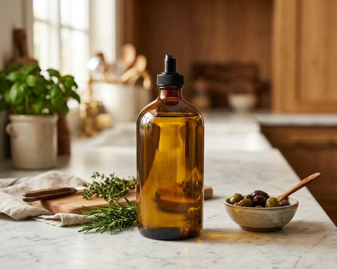Amber Oil Bottle – 500 ml (view 2)