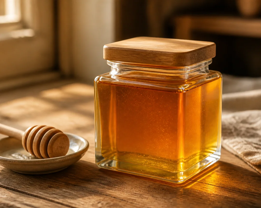 Prism Honey Jar – 500 ml · 700 g honey (view 2)
