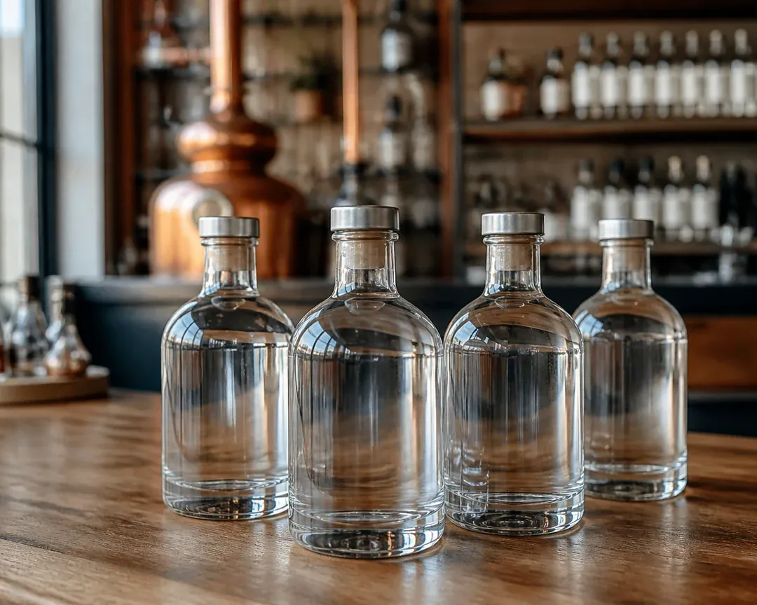 Sloped Shoulder Spirit Bottle – 200 ml (view 2)
