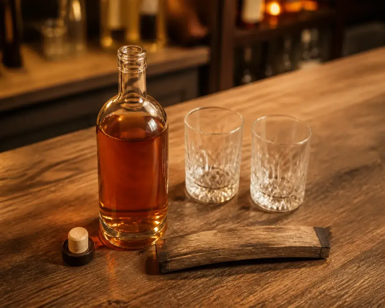 Round Spirit Bottle – 500 ml (view 3)