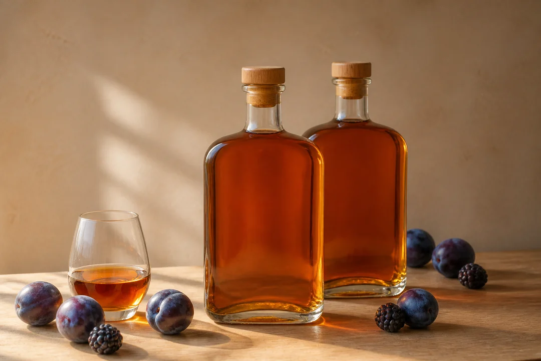 Square Fruit Wine Bottle – 500 ml (view 3)