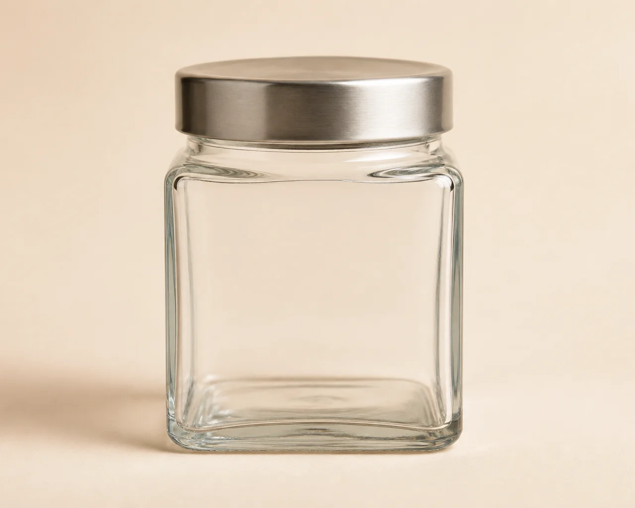 Square Storage Jar