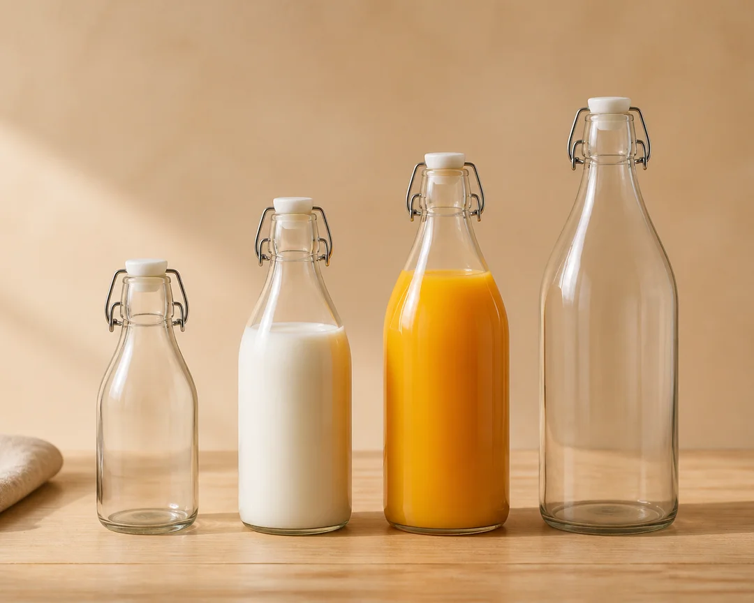Swing Top Milk Bottle – 1000 ml (view 2)