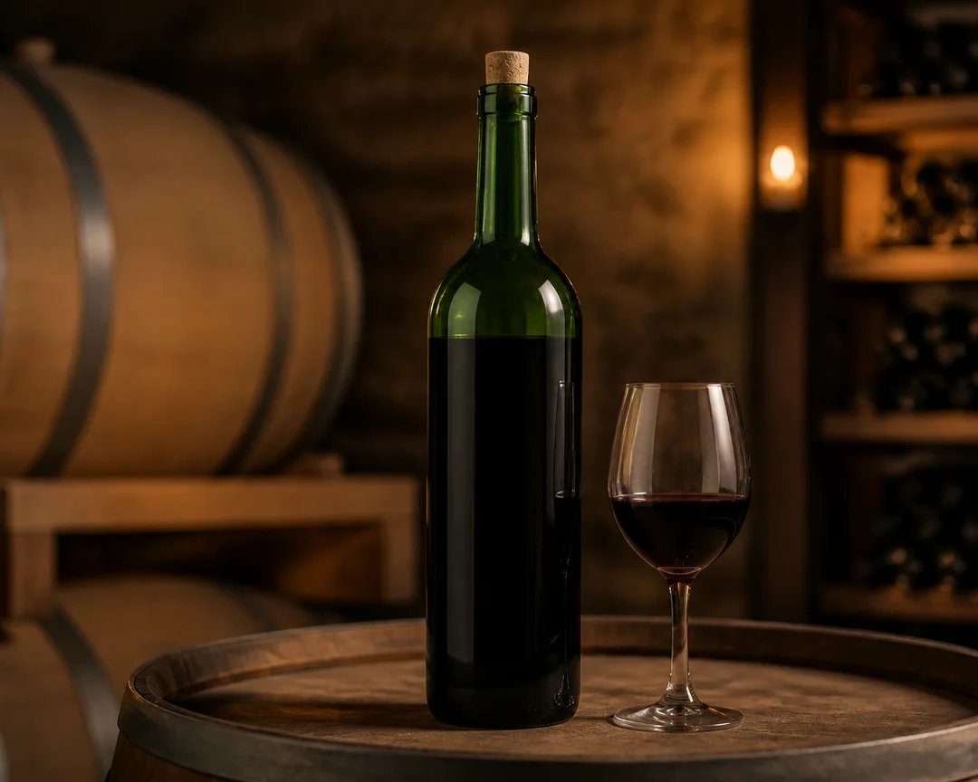 Green Wine Bottle – 750 ml (view 2)