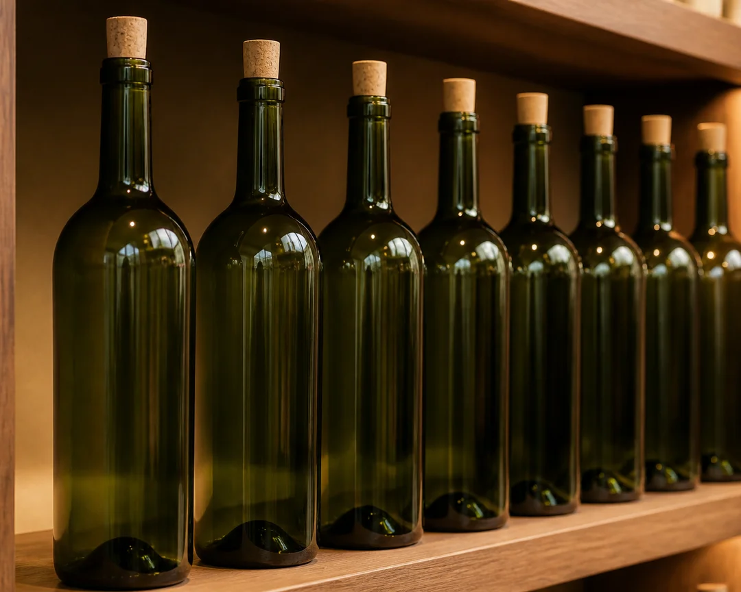 Green Wine Bottle – 750 ml (view 3)